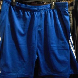 Adidas Blue and White Climalite Shorts